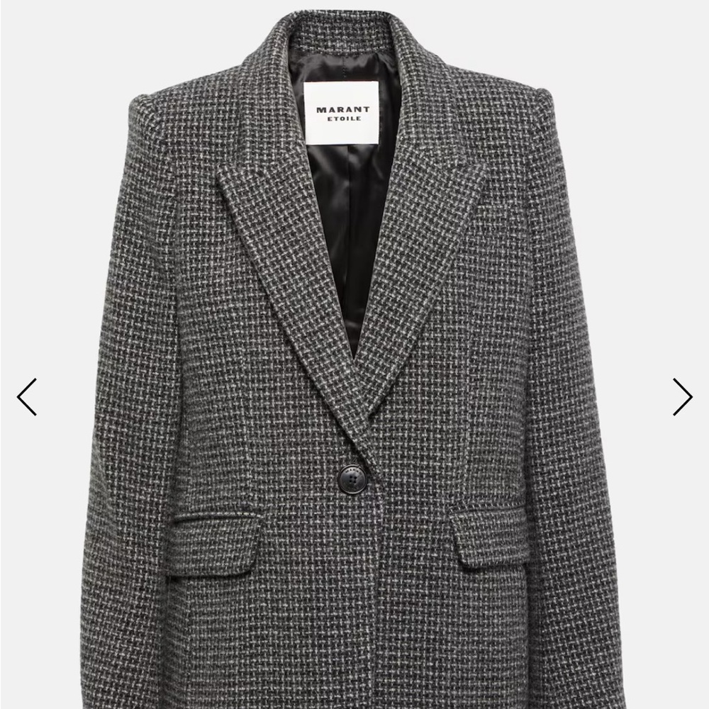 Isabel Marant Etoile Kerstin Wool Blazer.